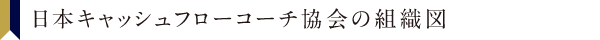 日本キャッシュフローコーチ協会の組織図